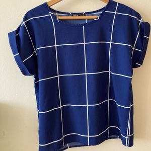 Womens Short Sleeve Blouse
